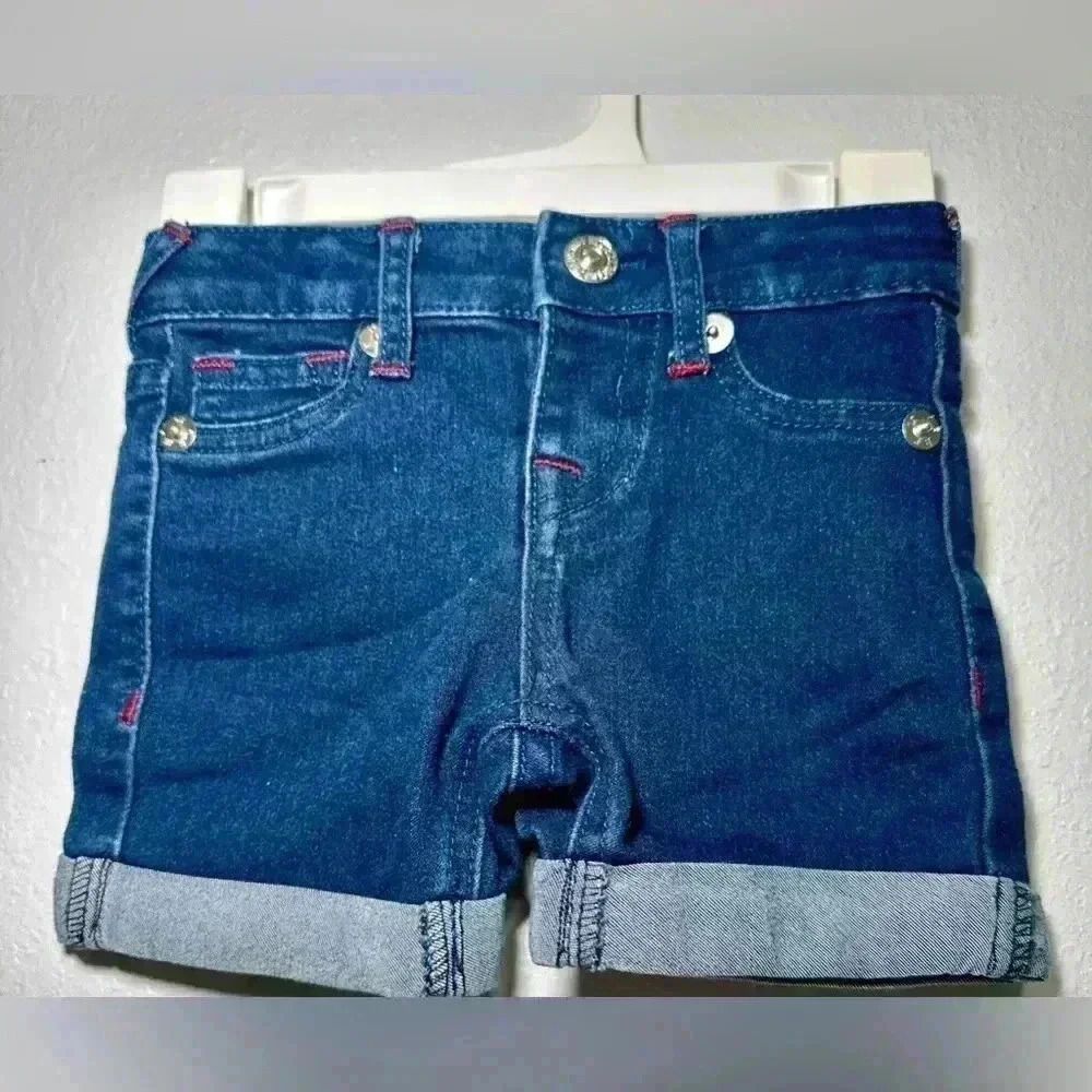 288. True religion denim toddler Shorts sz 18 months